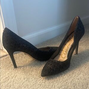 Sam Edelman Black Stiletto Heels with Pointed Toe
